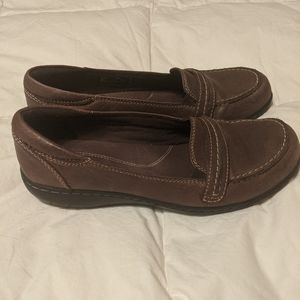 CLARKS Leather Penny Loafer